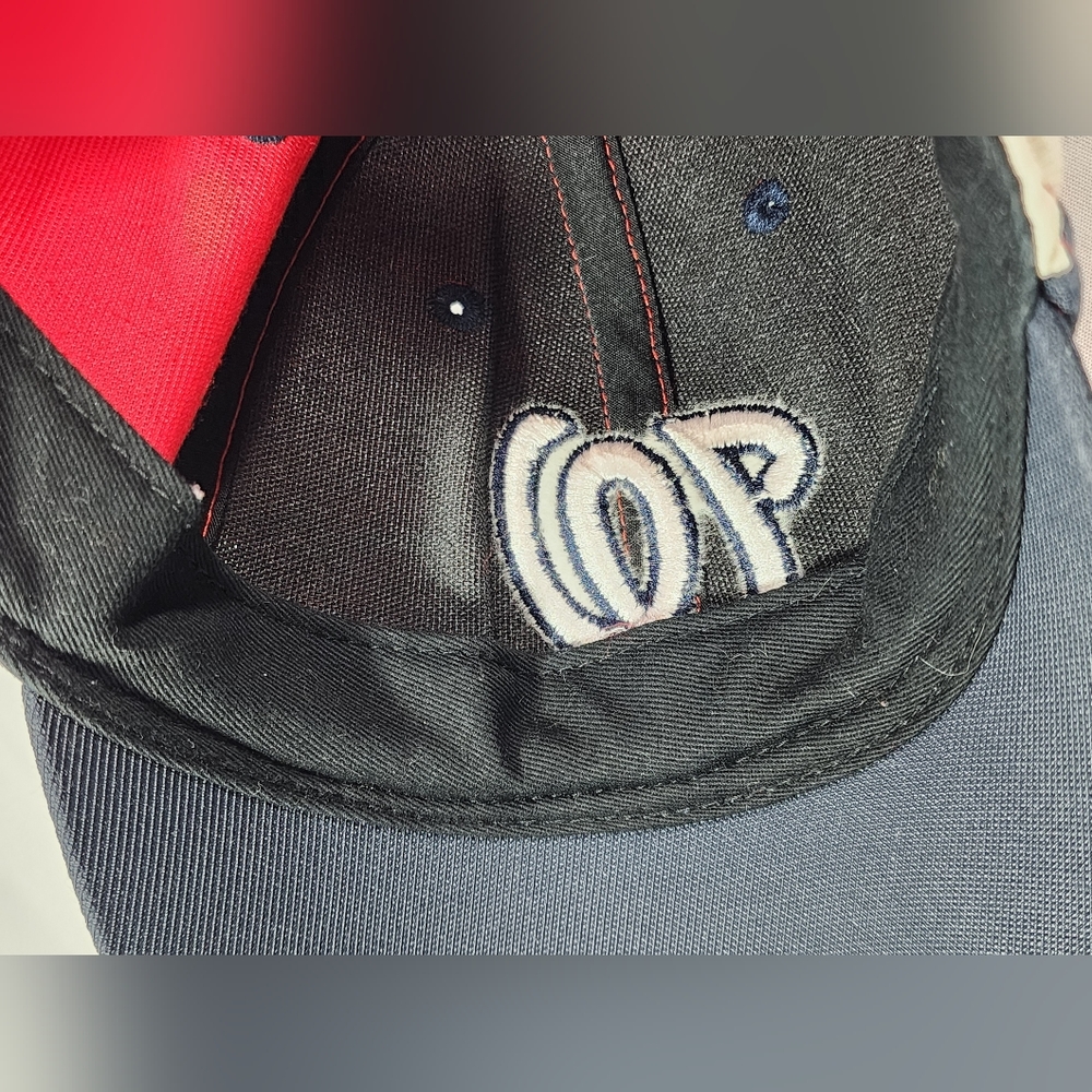 Washington Nationals Double Logo MLB Adult Hat Cap Adjustable Hook & Loop, Red - Picture 8 of 10